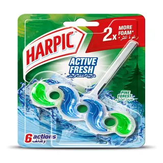 Harpic Active Fresh Pine Forest Scent Toilet Rim Block, 35g