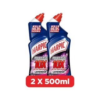 Harpic Lavendar Toilet Cleaner, 2x500ml