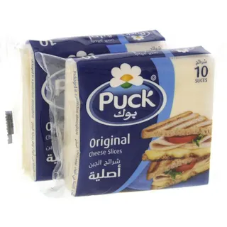 Puck Regular Cheese Slice, 2x200g