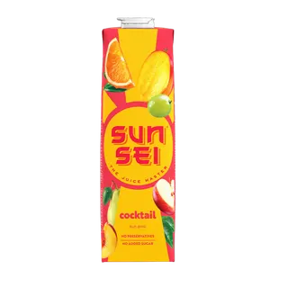 Sunsei Cocktail Fruit Drink No Preservatives, 1L