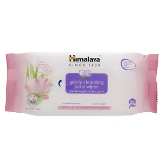 Himalaya Extra Soft Cleansing Baby Wipes with Aloe Vera & Indian Lotus, 56 wipes