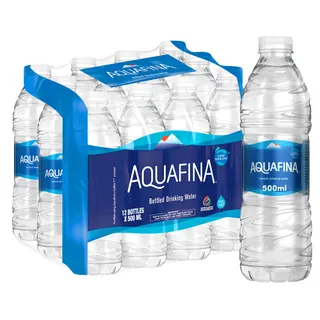 Aquafina Still Drinking Water Bottle, 12x500ml