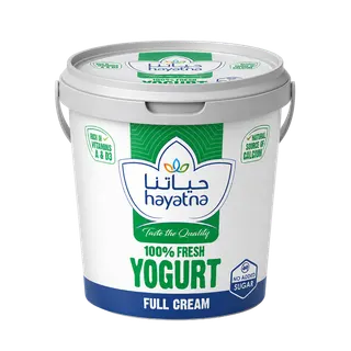 Hayatna 100% Fresh Full Cream Yoghurt, 1kg