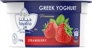 Hayatna Greek Yoghurt Strawberry, 150g