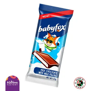 Katrina Babyfox Milk Chocolate Mini Bar, 24g