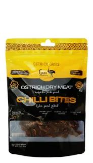 Ostrich Oasis Chili Bites, 40g
