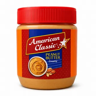 American Classic Creamy Peanut Butter Spread, 340g