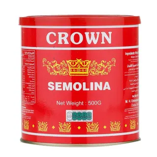 Crown Semolina Tin 500gm