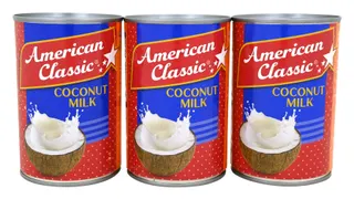 American Classic Coconut Milk, 3x400ml