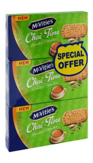 McVitie's Chai Time Roasted Pistachio Biscuits, 100g