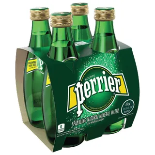 Perrier Regular Sparkling Water 330 ml x 4 Pcs