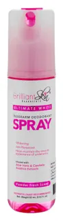 Brilliant Skin Essentials Ultimate White Antiperspirant Deodorant Spray Powder Fresh Scent with Aloe Vera & Centella Asiatica Extracts, 60 ml