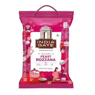 India Gate Feast Rozanna Basmati Rice, 5kg