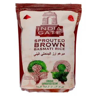 India Gate Sprouted Brown Basmati Rice, 1kg