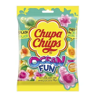 Chupa Chups Ocean Fun Fruit Jellies, 90g