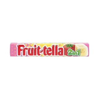 Fruittella 2 in 1 Strawberry Banana Flavour Chewy Candy