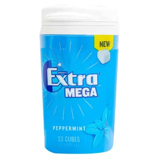 Wrigley'S Extra Mega Peppermint Cubes Gum, 6 X 51.5G