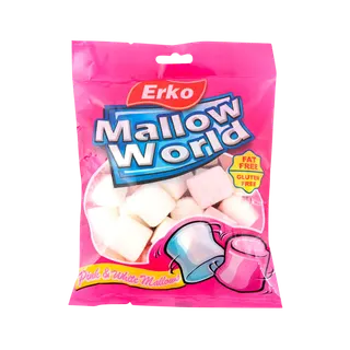 Erko Mallow World Pink & White Marshmallow, 150g