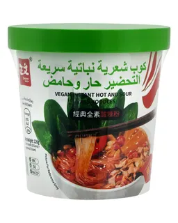 Zheng Wen Hot & Sour Instant Glass Noodle Cup - vegan, 126g