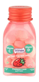 Do's Farm Mint Candies Strawberry Flavor with Vitamins, 22g