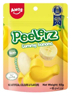 Amos Peelerz Gummy Banana, 65g