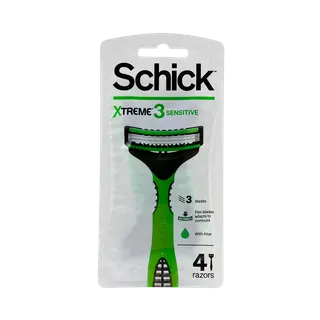 Schick Xtreme3 Sensitive Razors, 4 Pieces