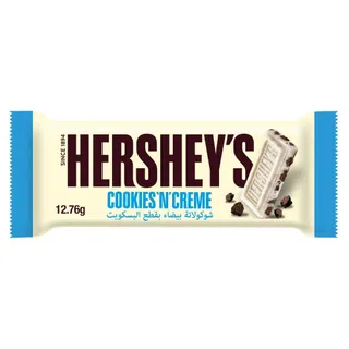 Hershey's Cookies 'N' Creme Chocolate Bar, 12.76g