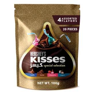 Hershey's Kisses Special Selection 4 Flavors Chocolates, 100g