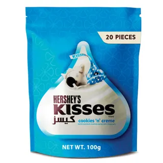 Hershey's Kisses Cookies 'n' Creme Chocolate, 100g