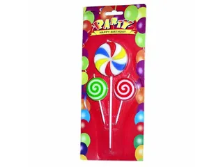Amira Bougies Multicolor Birthday Candle No. 6