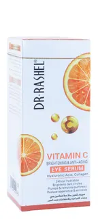 Dr. Rashel Brightening & Anti-Aging Eye Serum with Vitamin C, Hyaluronic Acid & Collagen, 30ml