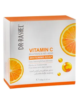 Dr. Rashel Whitening Anti-Aging Facial Soap Bar with Vitamin C, 100g