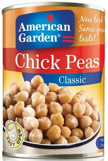 American Garden Chick Peas (Easy Open Lids), 400g