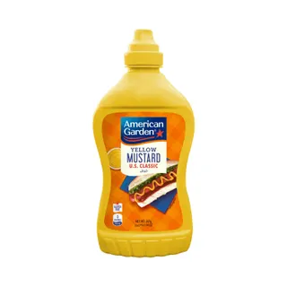 American Garden U.S. Mustard Original, Gluten-Free, Vegan, 397g
