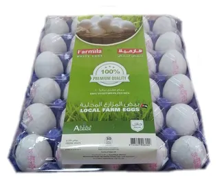 Farmila White Eggs, 30 Pieces