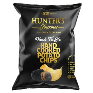Hunter's Gourmet Black Truffle Hand Cooked Potato Chips, 125g