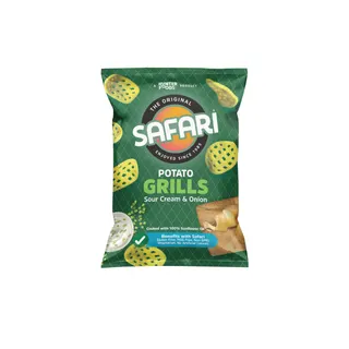 Safari Potato Grills Sour Cream & Onion, 60g