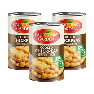 California Garden Chick Peas, 3x400g