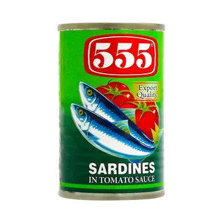 555 Sardine in Tomato Sauce Regular 155 g