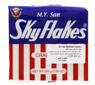 M.Y.San Sky Flakes Crackers, 10x25g