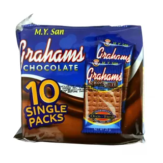M.Y. San Grahams Chocolate (10 Pcs x25 g) 250 g
