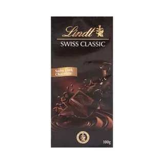 Lindt Swiss Classic Dark Chocolate, 100g