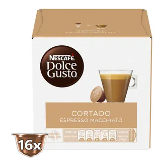 Nescafe Dolce Gusto Espresso Macchiato Capsules, 16 Pieces, 100.8g