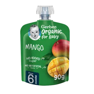 Gerber Organic Mango Baby Food Puree, 90g
