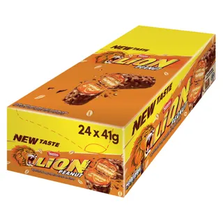 Nestle Lion Peanut Chocolate Bar 41 g x 24 Pcs