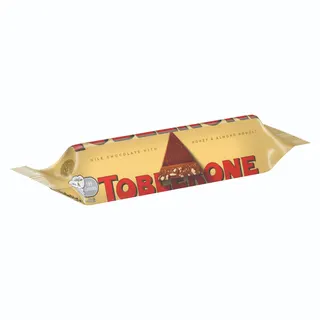 Toblerone Swiss Milk Chocolate Bar with Honey & Almond Nougat, 35g