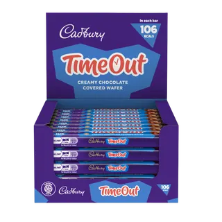 Cadbury Timeout Chocolate Wafer, 12x20.8g