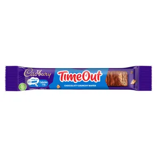 Cadbury Timeout Wafer Chocolate Bar, 20.8g
