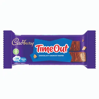 Cadbury Timeout Wafer Chocolate Bar, 41.6g