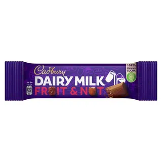 Cadbury Dairy Milk Fruit & Nut Chocolate Bar, 35g
